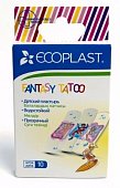 Ecoplast Fantasy tatoo набор медицинских пластырей, 10 шт, НордеПласт, ООО