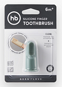 Happy Baby (Хеппи Беби) зубная щетка на палец с 6 месяцев, цвет оливковый, NINGBO BEIYU IMPORT & EXPORT CO. LTD