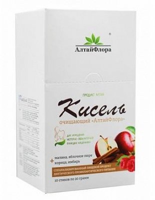 Кисель Алтайфлора очищающий, пакет 20г,10 шт