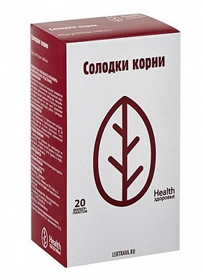 Солодки корни, фильтр-пакеты 1,5г, 20 шт