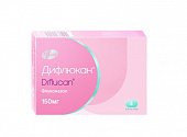 Дифлюкан, капсулы 150мг, 4 шт, Фарева Амбуаз