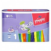 Bella Baby Happy (Белла) подгузники 1 НьюБорн 2-5кг 25 шт, Торунский завод перевязочных материалов