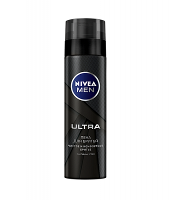 Nivea (Нивея) для мужчин пена для бритья Ultra, 200мл