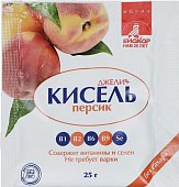 Кисель Джели плюс, со вкусом персика, гранулы 25г БАД, Биокор