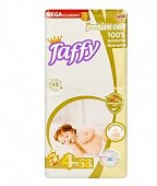 Taffy Premium (Таффи) подгузники для детей, размер 4 (7-18 кг) 58шт, 