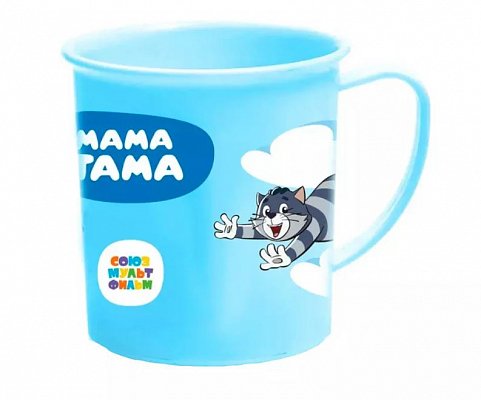 Мама Тама кружка для детей, 200мл голубая