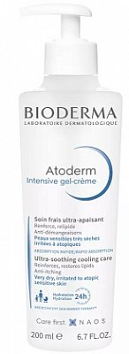 Bioderma Atoderm (Биодерма Атодерм) гель-крем для лица и тела Интенсив 200мл