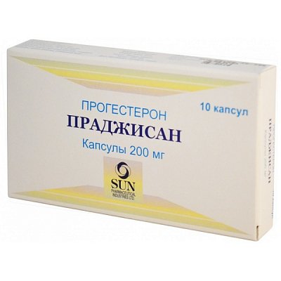 Праджисан, капсулы 200мг, 10 шт