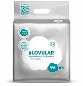 Lovular (Ловулар) салфетки влажные Hot Winds детей 96 шт, 3 упаковки, Ловулар Лтд