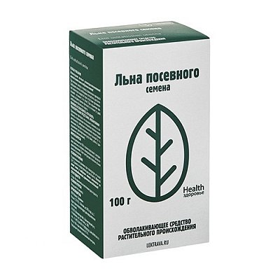 Льна семена, пачка 100г