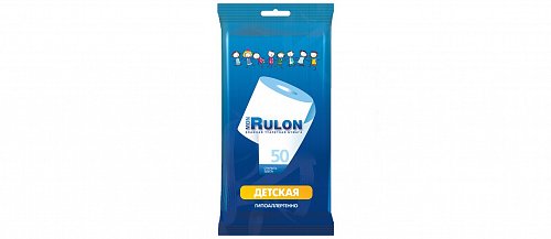 Mon Rulon влажная туалетная бумага для детей, 50шт
