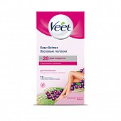 Veet Easy Gel (Вит) полоски восковые для нормальной кожи, 10шт, Рекитт Бенкизер Хелскэр Интернешнл Лтд.