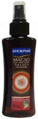 Биокрим масло для быстрого загара Цветочная фантазия, 150мл