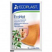 Ecoplast EcoHot пластырь перцовый 10см х 18см, НордеПласт, ООО