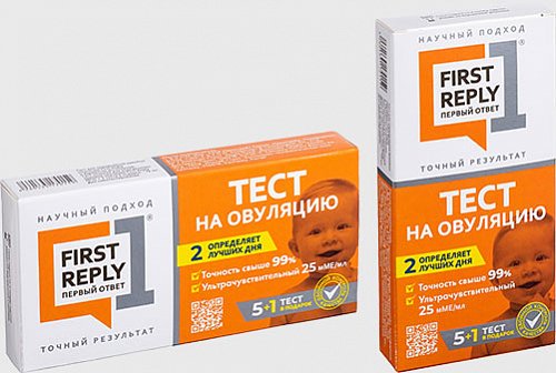 Тест для определения овуляции Первый ответ, 5+1 шт