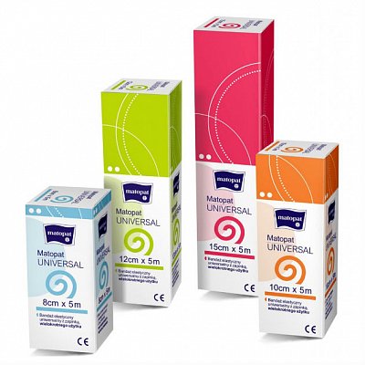 Matopat Universal (Матопат) бинт эластичный 12см х 2м с застёжкой