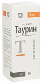 Таурин, капли глазные 4%, флакон-капельница 5мл, ЛЕККО ФФ ЗАО