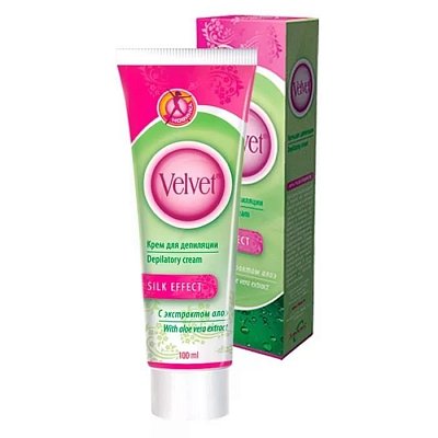 Velvet (Вельвет) крем для депиляции, алоэ 100мл