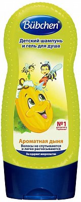 Bubchen (Бюбхен) шампунь для волос и тела Ароматная Дыня, 230 мл