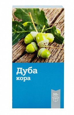 Дуба кора, пачка 50г БАД