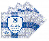 Асептика салфетки, спиртовая 30 х 60мм, 800 шт, Асептика ООО
