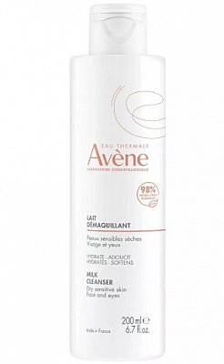 Авен (Avenе) молочко для лица мягкое очищающее, флакон 200 мл