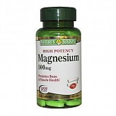 Nature's Bounty (Нэйчес Баунти) Магний 500мг, таблетки 100 шт БАД, Nature,s Bounty,Inc