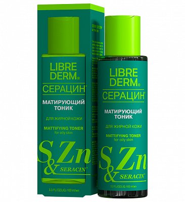 Librederm Seracin (Либридерм) тоник для лица матирующий, 100мл