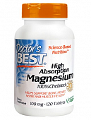 Doctor's Best (Доктор Бэст) Магния Хелат, таблетки 120шт БАД, 