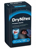 Huggies DryNites (Драйнайтс) трусики одноразовые ночные для мальчиков 4-7 лет, 10 шт, Кимберли Кларк