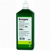 Бетадин, раствор для местного и наружного применения 10%, флакон 1л, Эгис