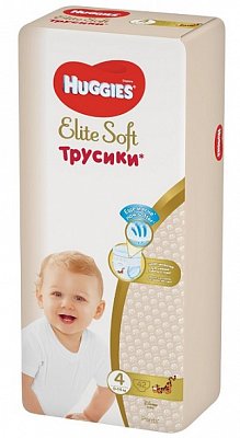 Huggies (Хаггис) трусики EliteSoft 4, 9-14кг 42 шт
