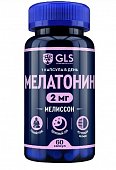 GLS (ГЛС) Мелатонин Мелиссон, капсулы массой 400мг, 60 шт БАД, Глобал Хелфкеар ООО