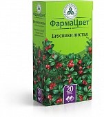 Брусники листья, фильтр-пакеты 1,5г, 20 шт, Красногорсклексредства