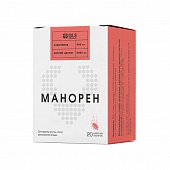 Манорен, таблетки шипучие со вкусом персика и маракуйи 4г, 20 шт БАД, Глобал Хелфкеар/Алина Фарм ООО