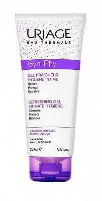 Uriage Gyn-Phy (Урьяж) гель для интимной гигиены освежающий 200мл