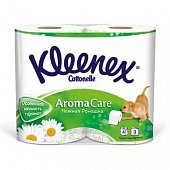 Клинекс (Kleenex) Клин кеа туалетная бумага ромашка, рулон 4шт, Кимберли Кларк