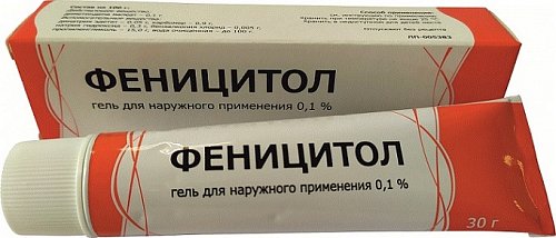 Феницитол, гель для наружного примения 0,1%, 30г