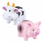 Курносики игрушка для ванны Зверушки-грязнушки 2шт (25050), Дунгуань Йотойз Плэстик Фэктори Ко., ЛТД