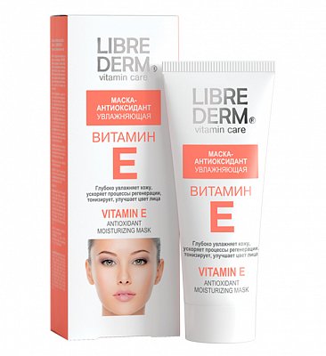 Librederm Витамин Е (Либридерм) маска-антоксидант увлажняющая, 75мл