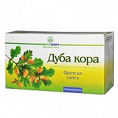 Дуба кора, фильтр-пакеты 1,5г, 20 шт, Фитофарм ПКФ