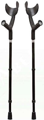 Костыли локтевые, с регулированием по высоте нижними секциями, пара