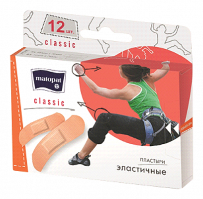 Matopat Classic (Матопат) пластырь, 12 шт