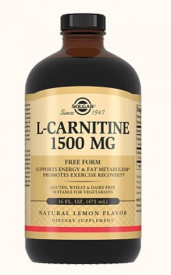 Solgar (Солгар) L-Карнитин 1500мг, жидкий флакон 473мл БАД
