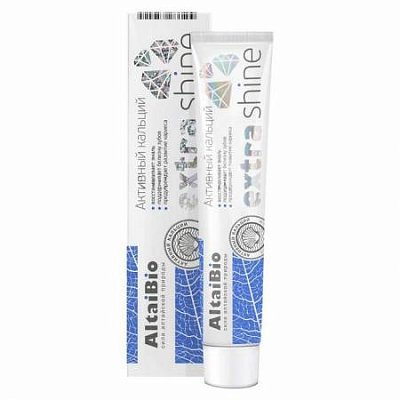 AltaiBio (Алтайбио) зубная паста Активный кальций для укрепления эмали зубов, 75мл