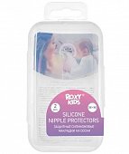 Roxy-Kids (Рокси-Кидс) накладка на сосок для кормления защитная силиконовая размер М, 2шт, Рокси ООО