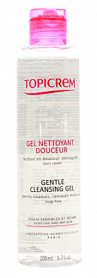Topicrem (Топикрем) гель для тела и волос очищающий мягкий 200 мл