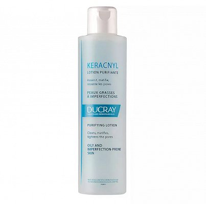 Дюкре Керакнил (Ducray Keracnyl) лосьон для лица очищающий 200мл