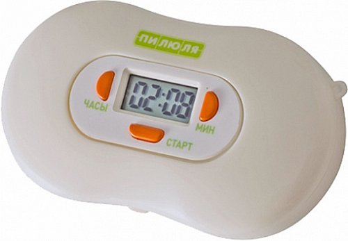 Таблетница пилюля электронная с таймером с тремя отделениями