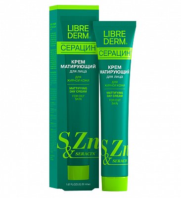Librederm Seracin (Либридерм) крем для лица дневной матирующий, 50мл